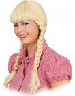 Hochwertige Zopfperücke Conny, blond