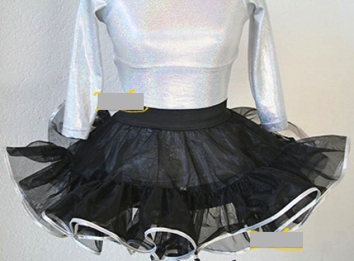 Petticoat 2-stufig / 2-lagig, Länge 35 cm