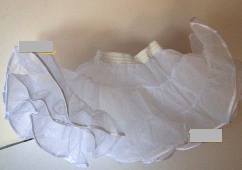 Petticoat 3-stufig / 3-lagig, Länge 30 cm