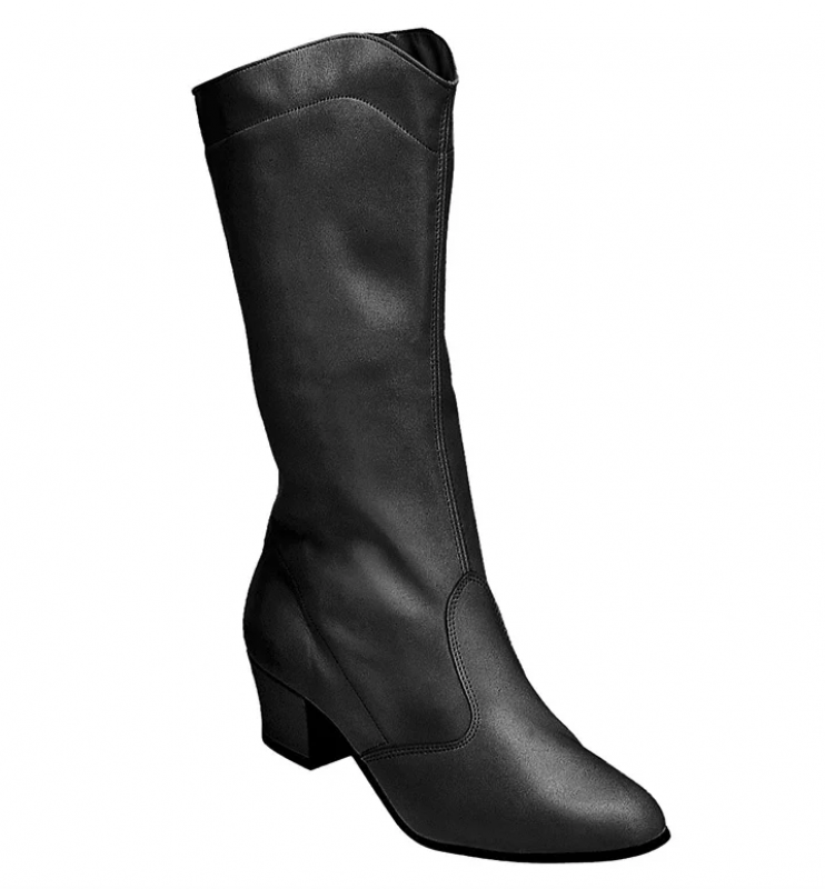 Profi Traditionsstiefel aus Leder in Schwarz