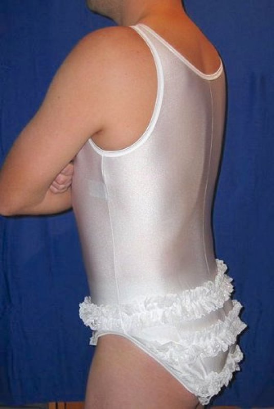 Herren-Spitzenbody mit breiten Trägern (Weiß, Champagne, Rot oder Schwarz)